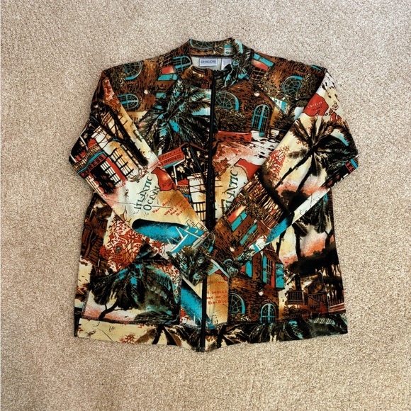 Chico's Jackets & Blazers - Chicos zip jacket size 1 or medium. Excellent condition.